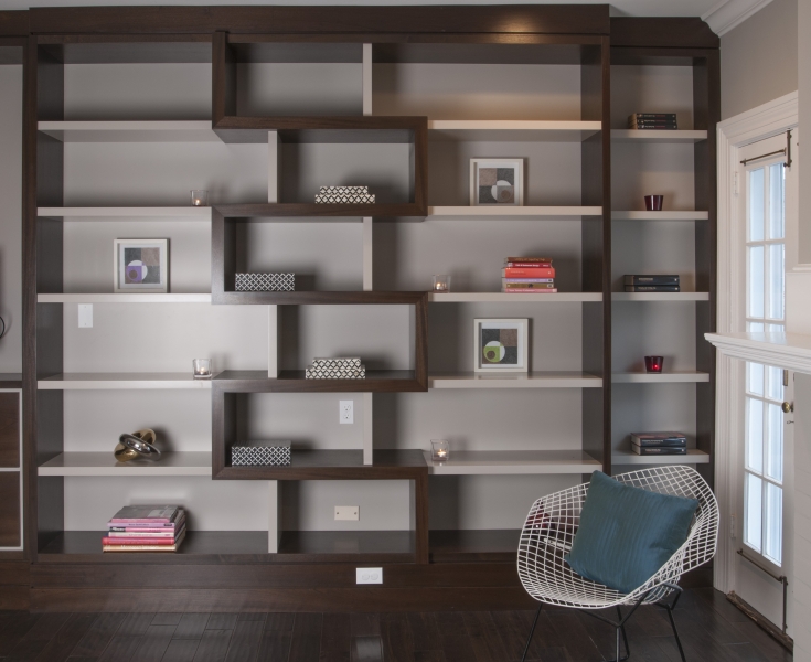 High End Custom Shelving | Lemon Grass